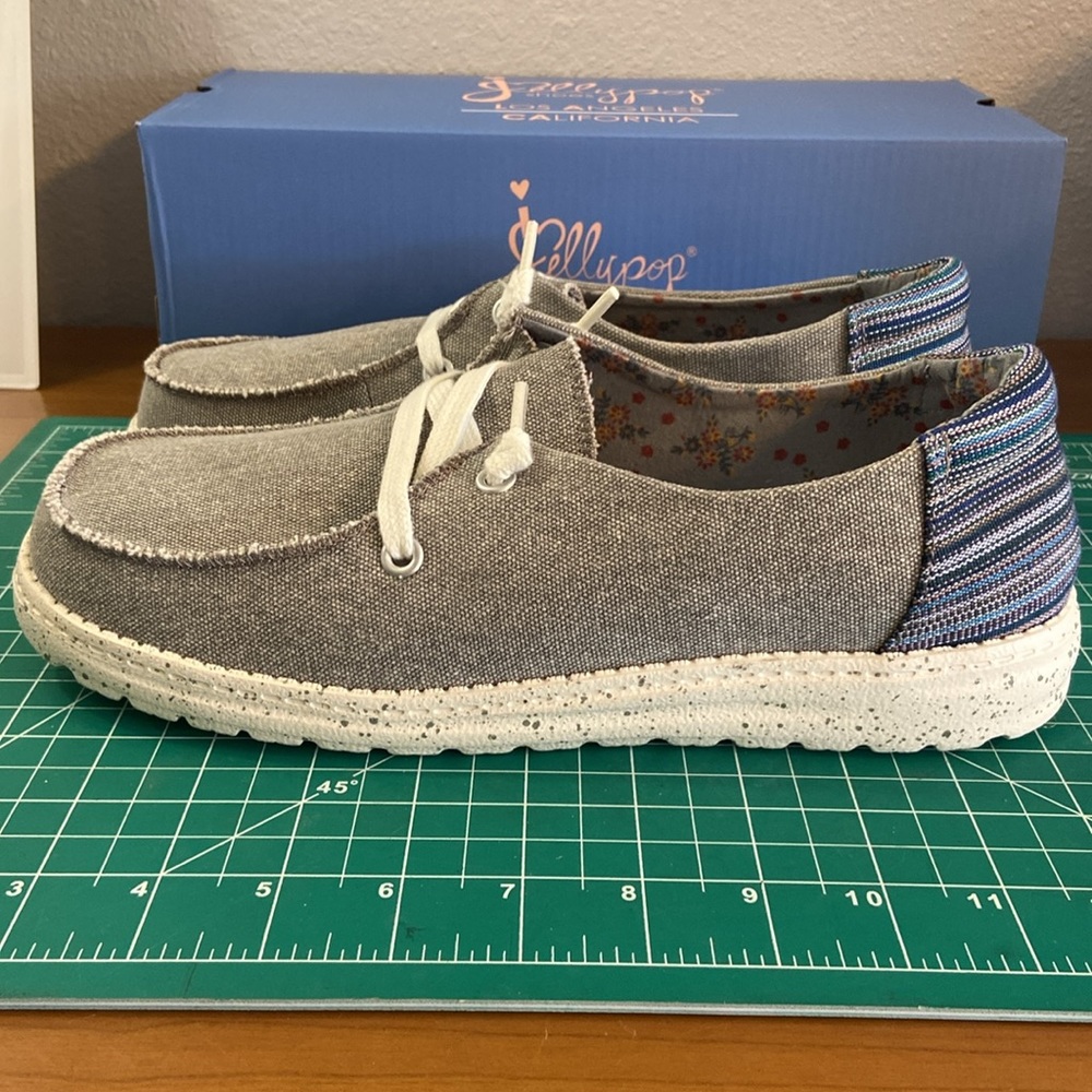 Jelly pop canvas shoes